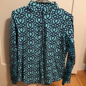 Ladies Ibkul 1/4 zip long sleeve mock